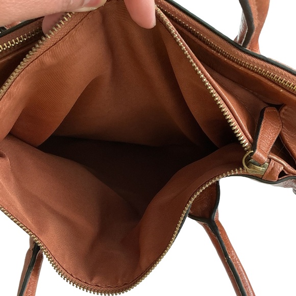 Faux Leather Tote Large Brown - Picture 8 of 12